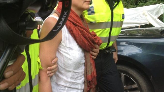 Anti-fracking protest at Balcombe: Green MP and son arrested during demonstrations Anti-fracking protest at Balcombe: Green MP and son arrested during demonstrations